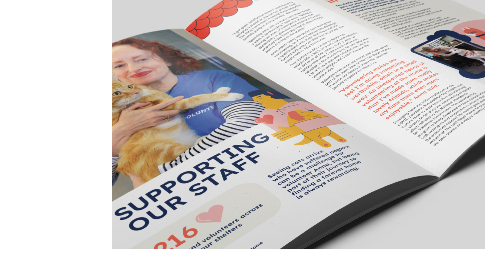 The Lost Dogs Home 2021 Annual Report Summary U bahn Design fritz-the-miracle-cat