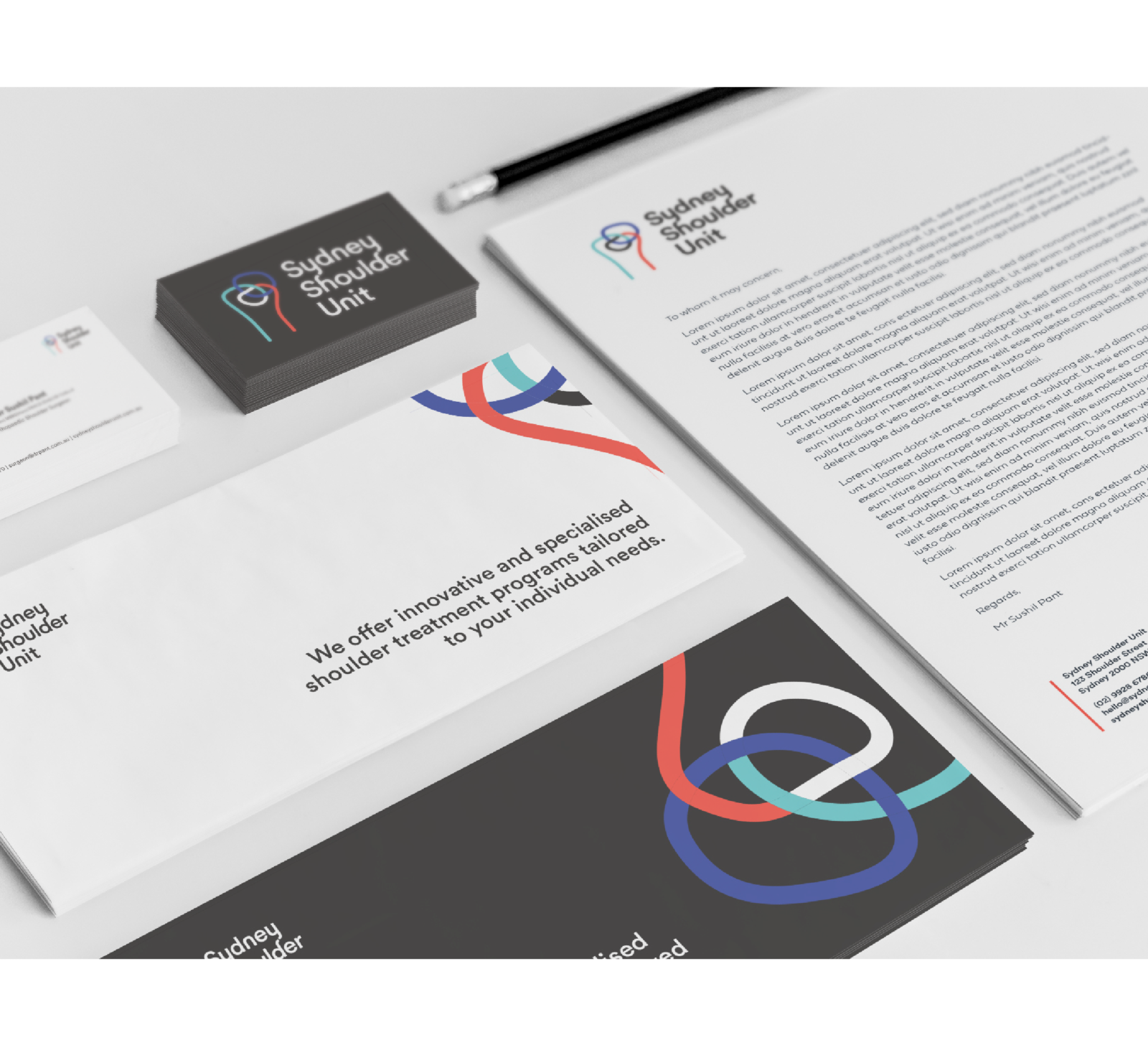 Sydney Shoulder Unit Branding Ubahn design